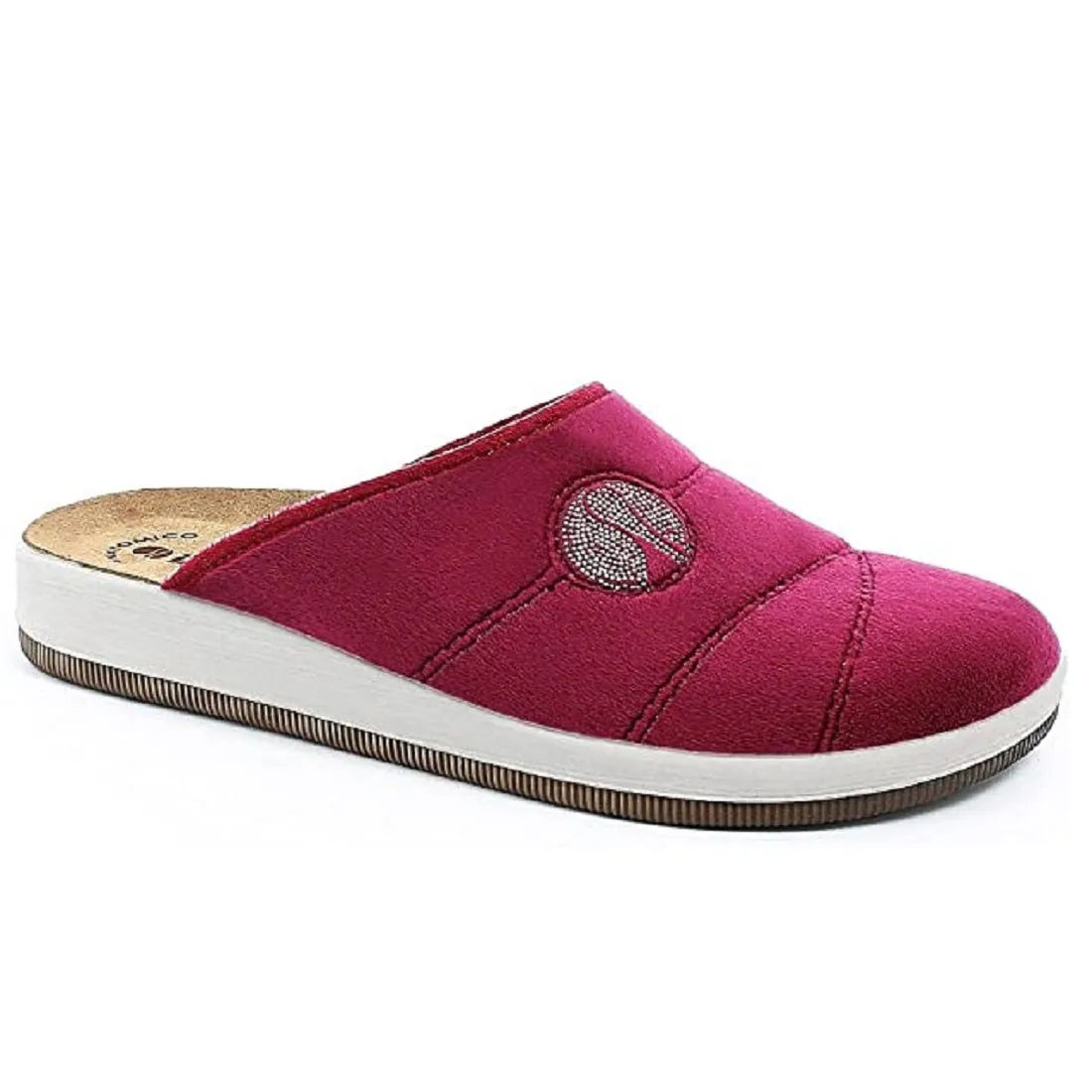 Pantofole da Donna - INBLU Art. CT22 BORDEAUX in tessuto