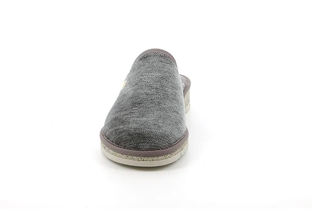 PANTOFOLE DOLA IN CINIGLIA GRIGIO