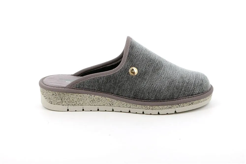 PANTOFOLE DOLA IN CINIGLIA GRIGIO