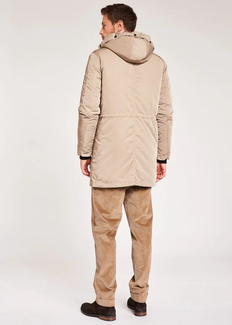 Parka in nylon memory