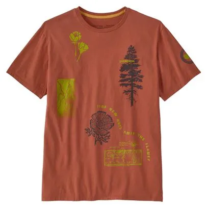 Patagonia Pyrophytes Organic Orange Unisex T-Shirt