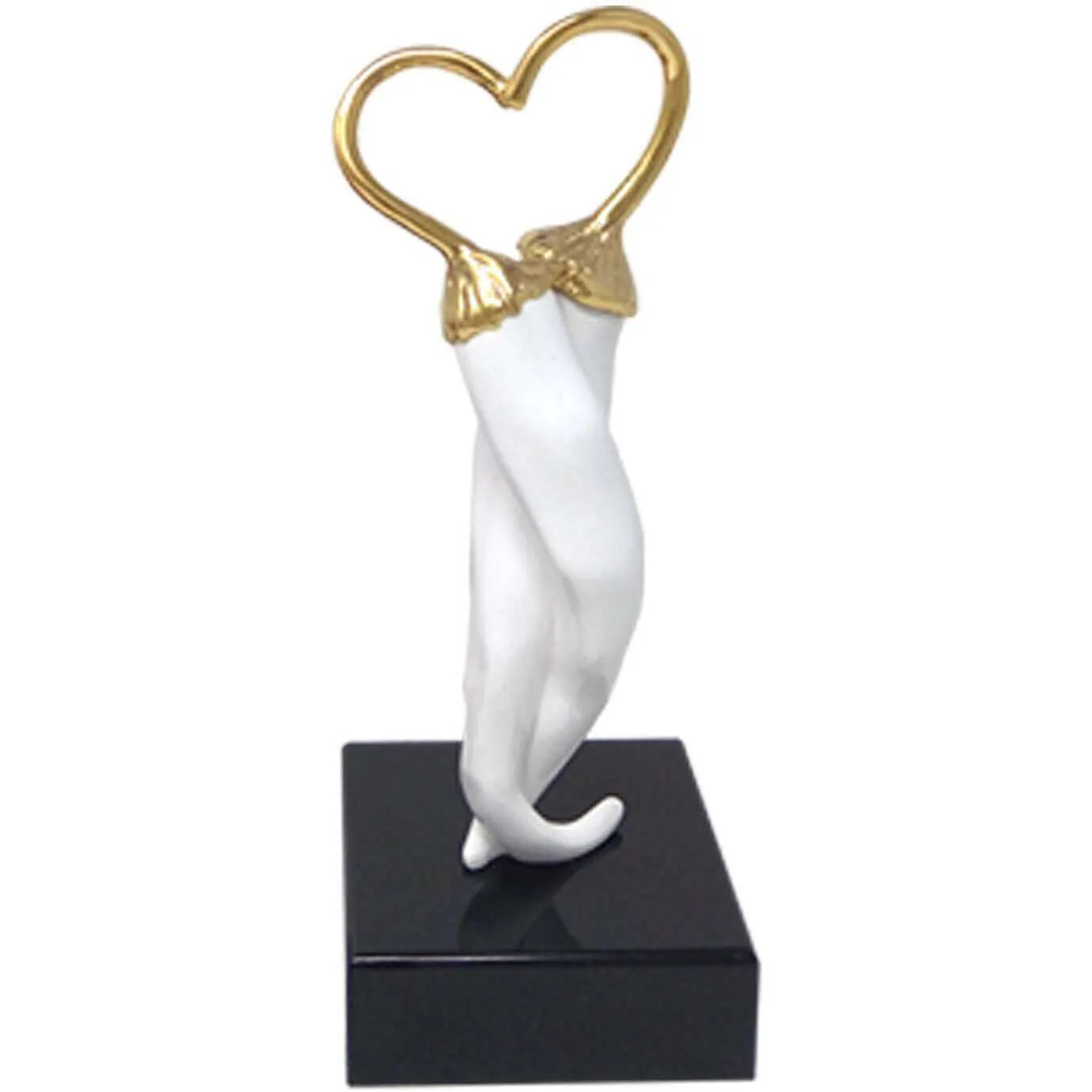 Peperoncino della linea Abbraccio di colore oro e bianco di Studio Design