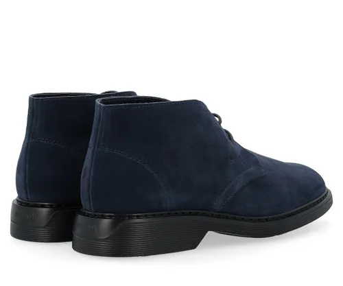 Polacco Hogan H576 in pelle scamosciata blu