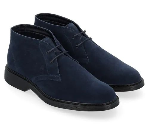 Polacco Hogan H576 in pelle scamosciata blu