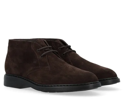 Polacco Hogan H576 marrone in pelle scamosciata