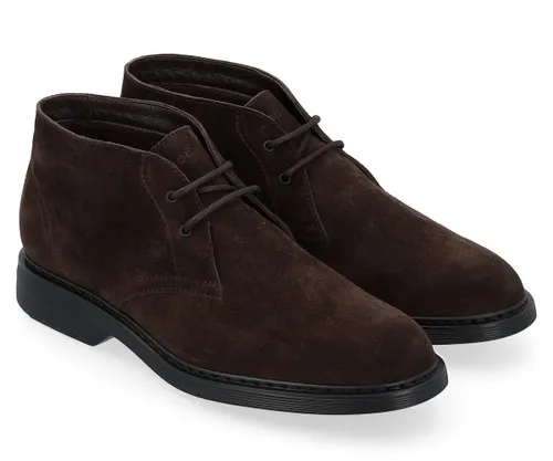 Polacco Hogan H576 marrone in pelle scamosciata