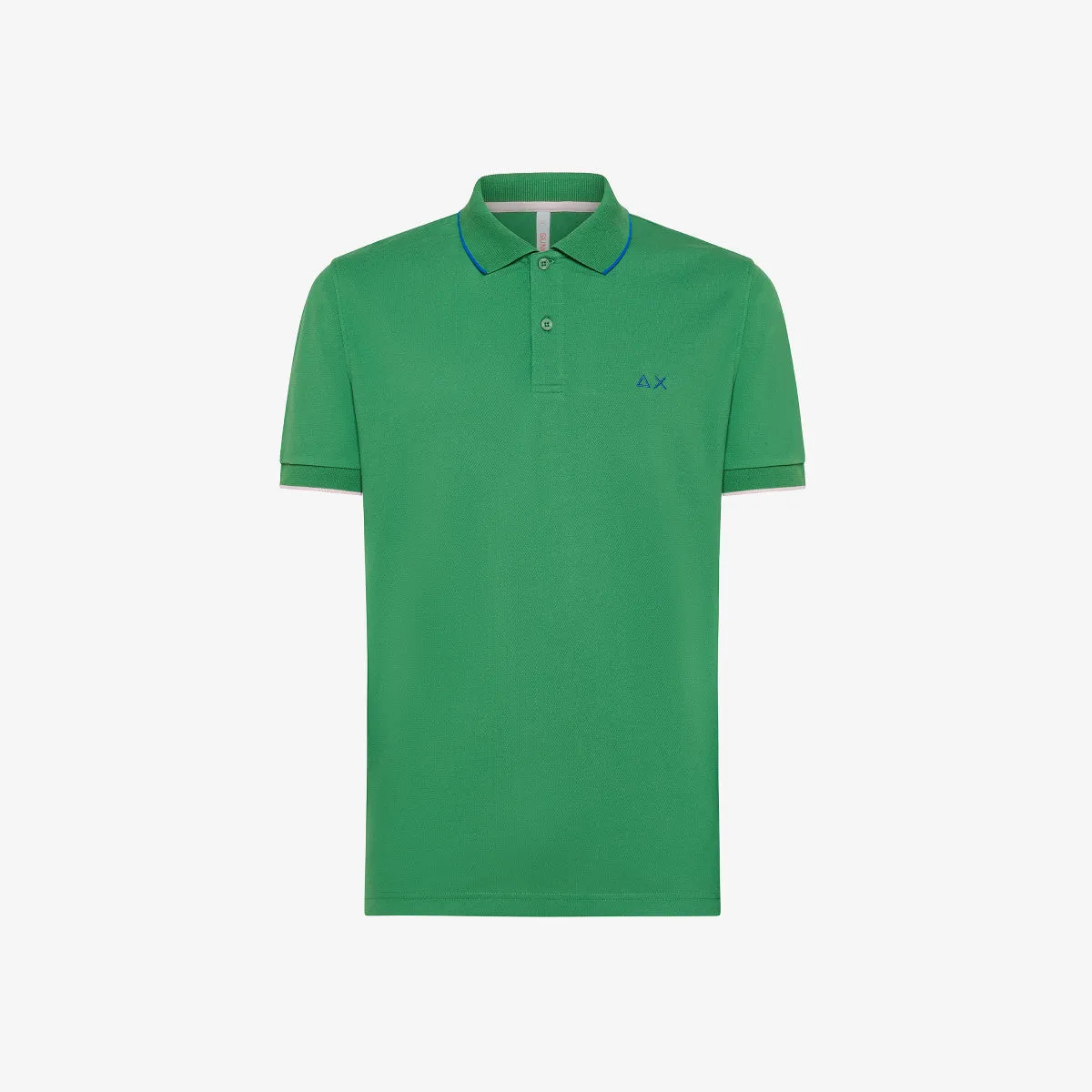 Polo with Contrasting Details / Green