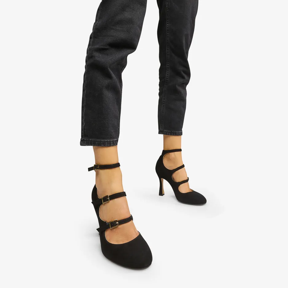 Pumps Nere Cinturini