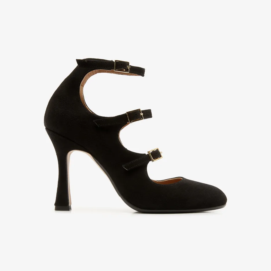 Pumps Nere Cinturini