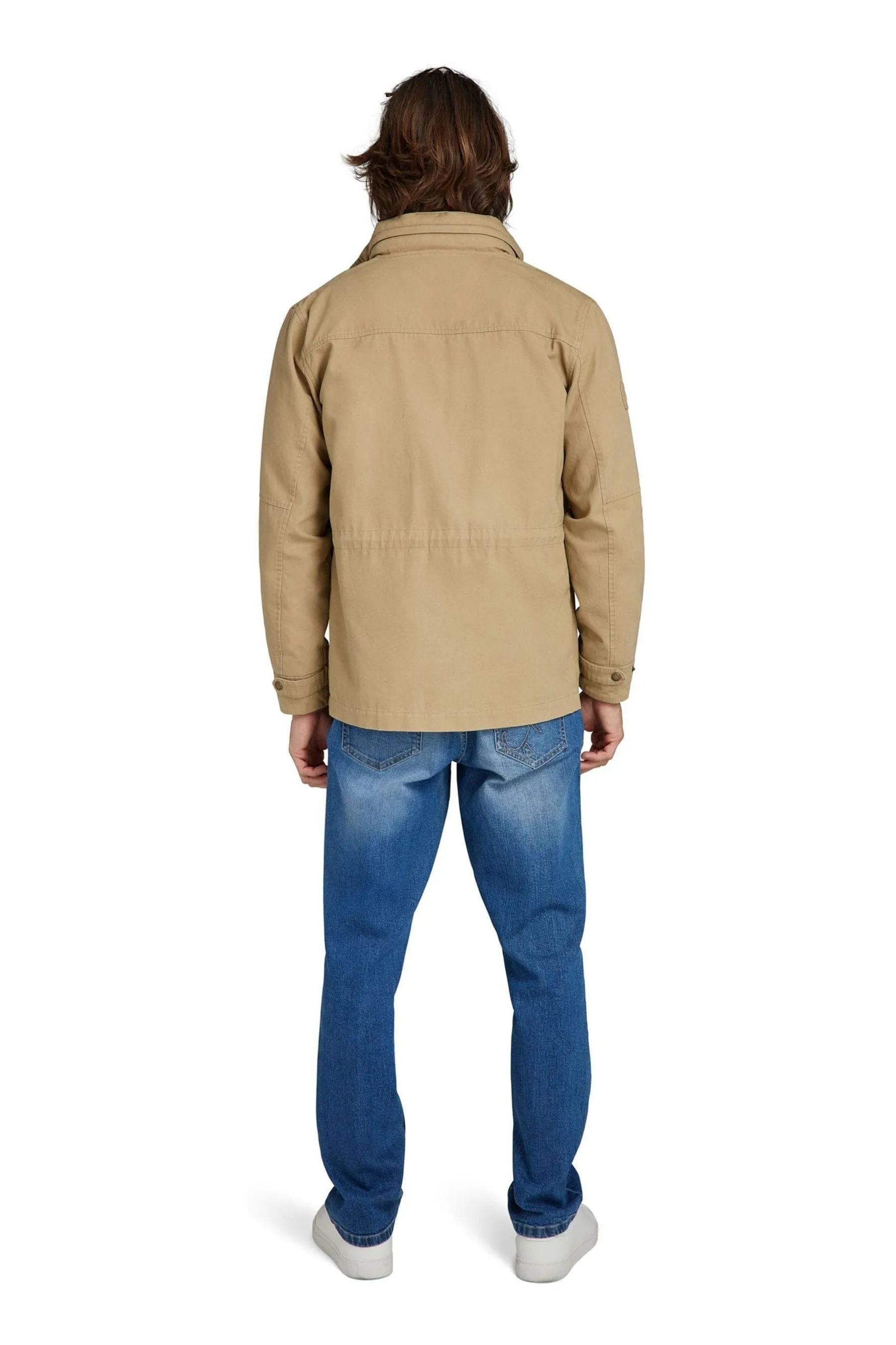 Raging Bull Marrone - Giacca militare in twill di tela