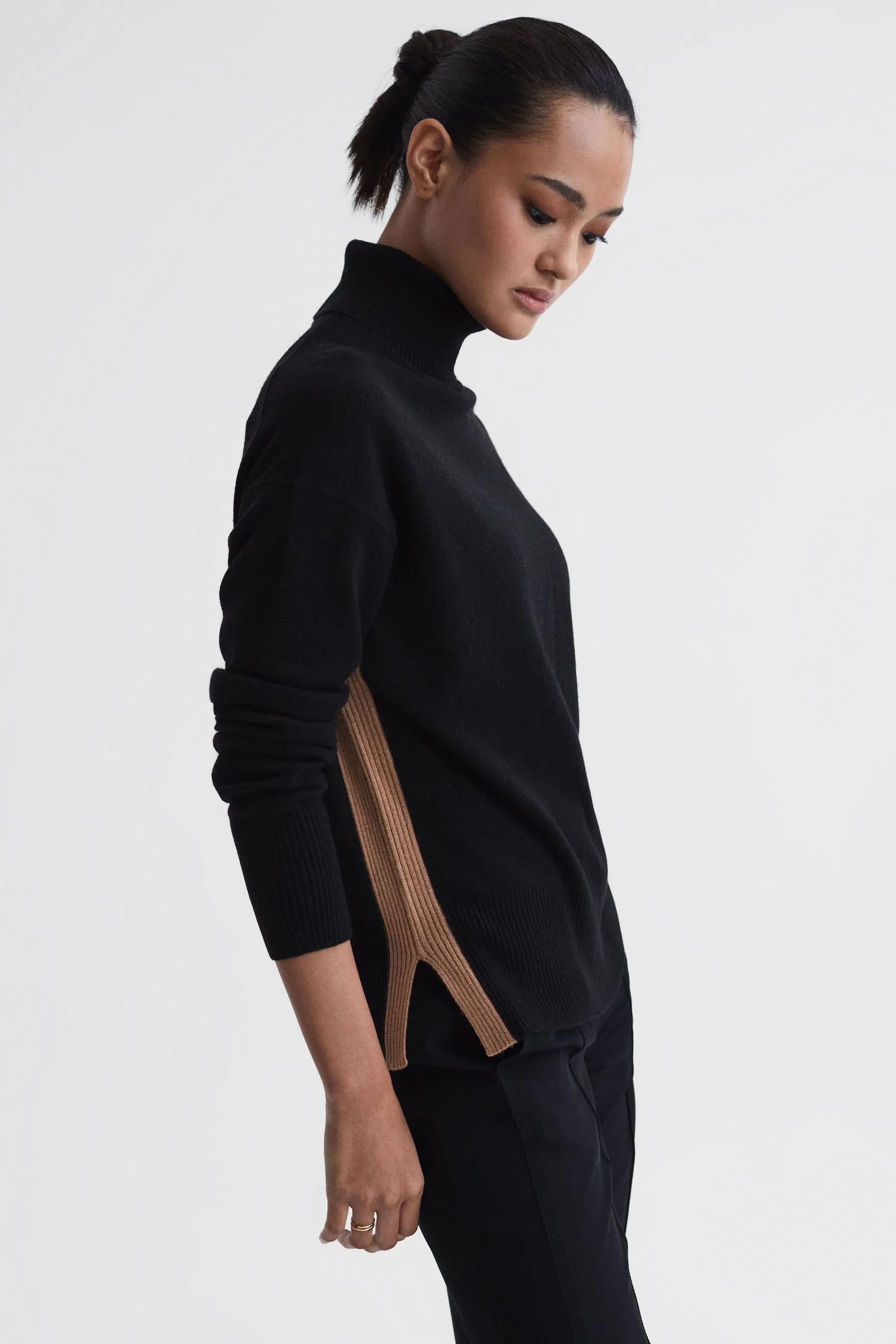 Reiss Alexis - Maglia a collo alto Blend lana    