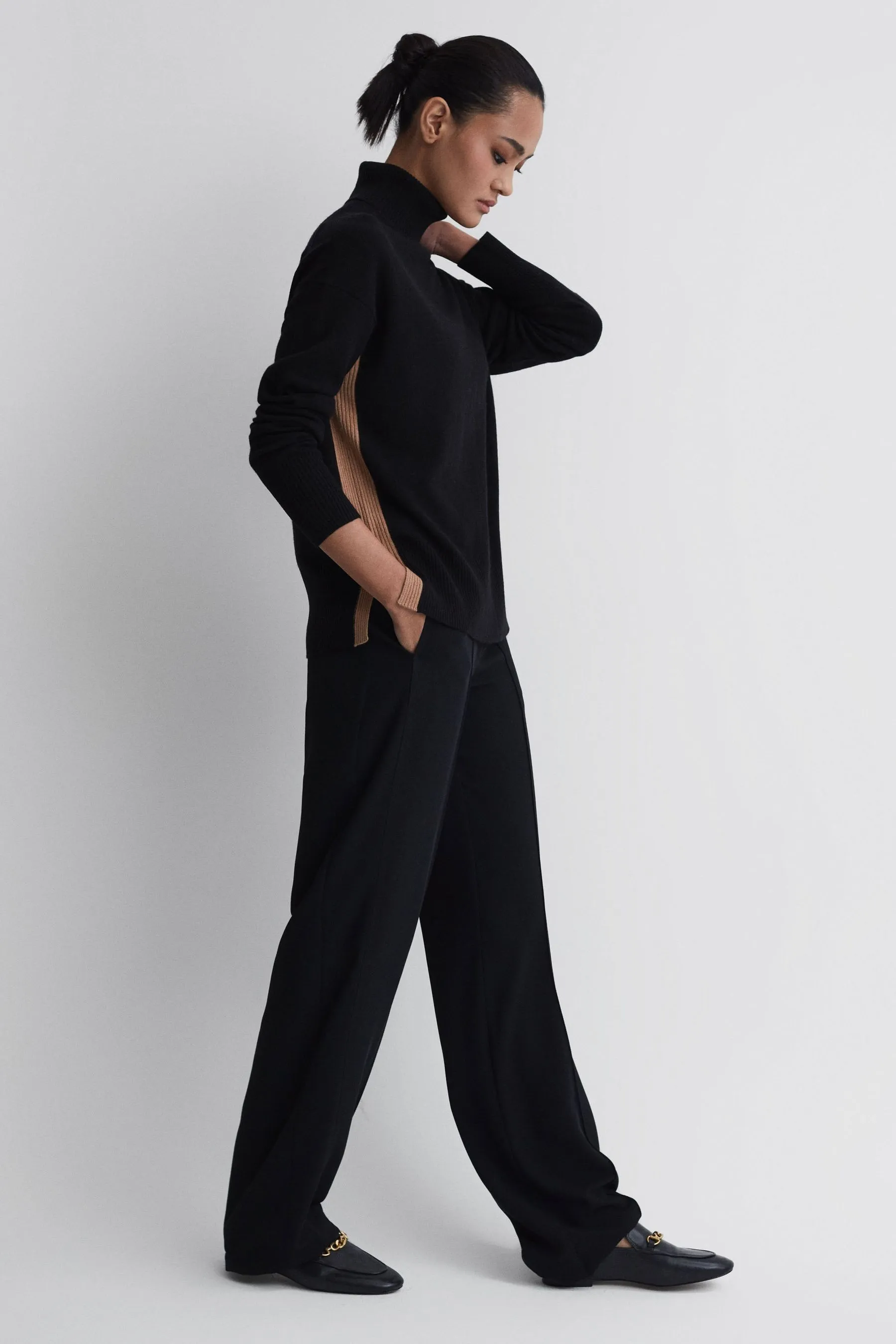 Reiss Alexis - Maglia a collo alto Blend lana    