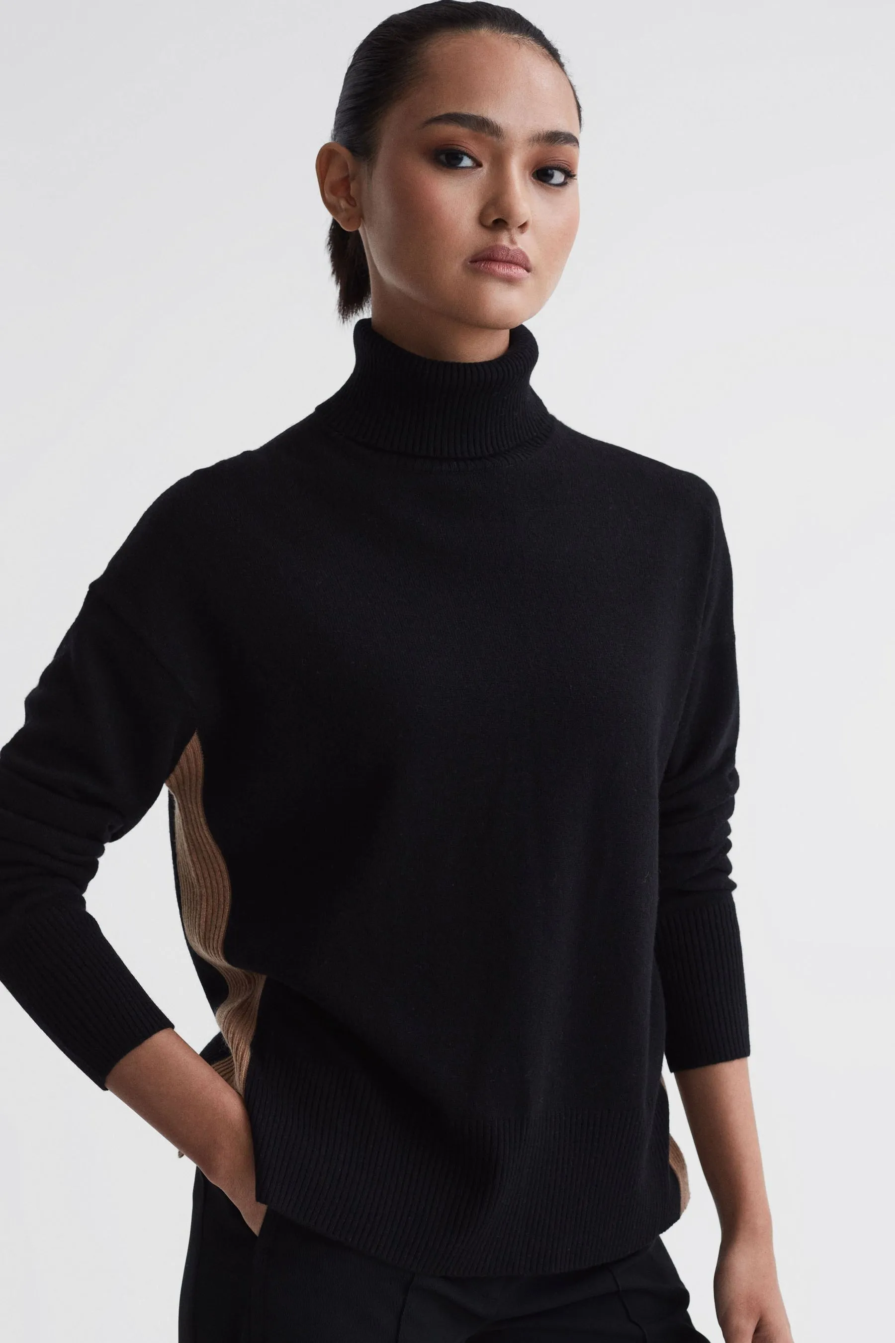 Reiss Alexis - Maglia a collo alto Blend lana    