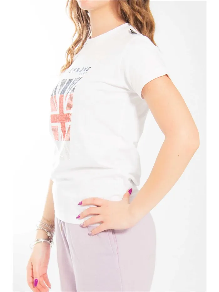 RICHMOND SPORT  T-SHIRT UWP22015TSR BIANCO