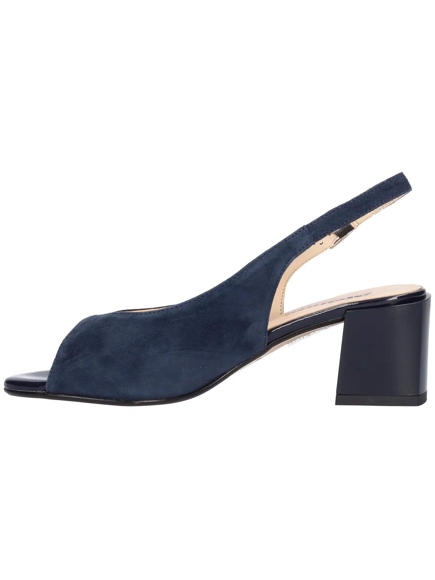 Sandalo tacco largo Melluso da donna blu