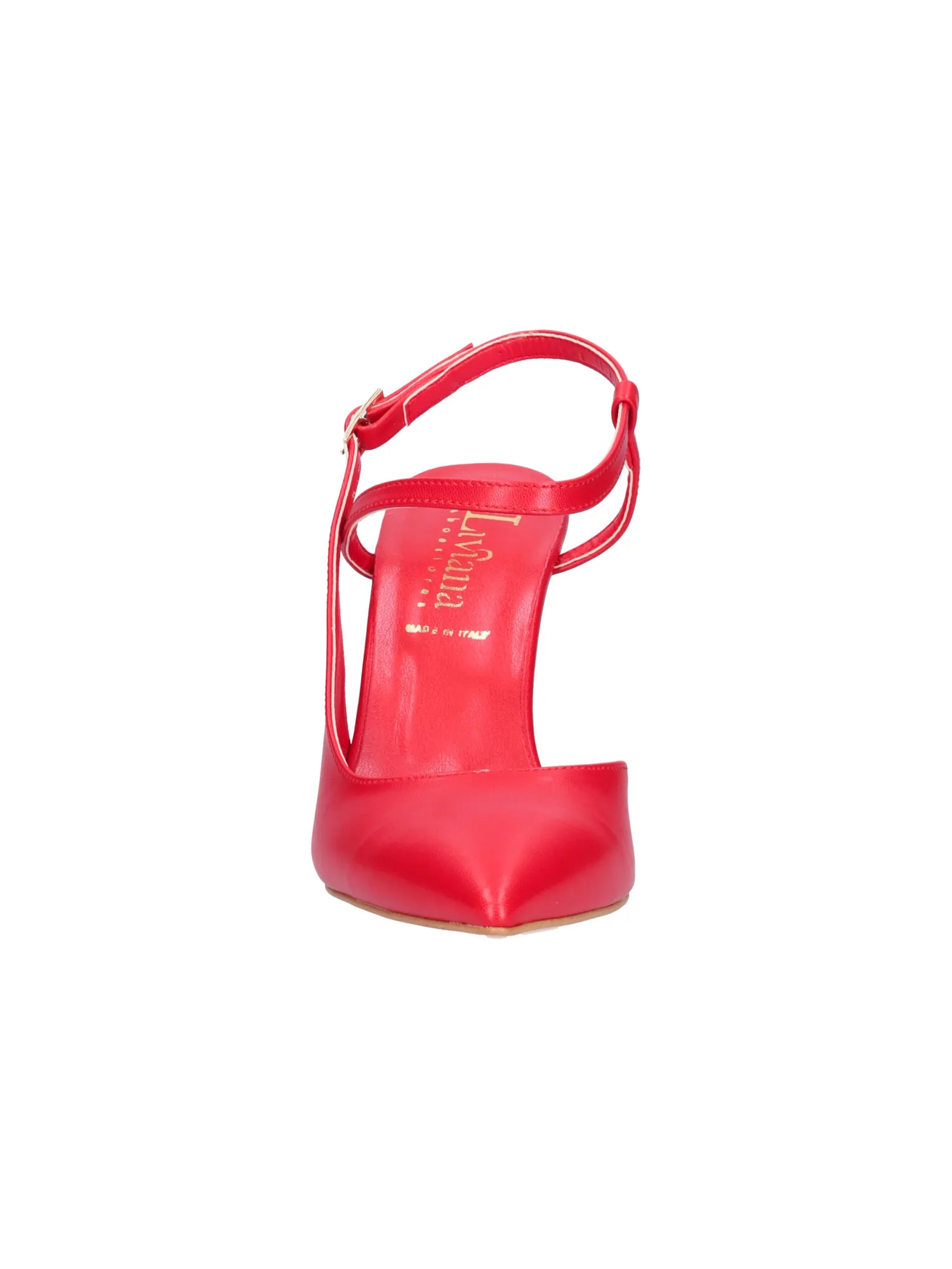 Scarpa con tacco Liviana da donna rossa