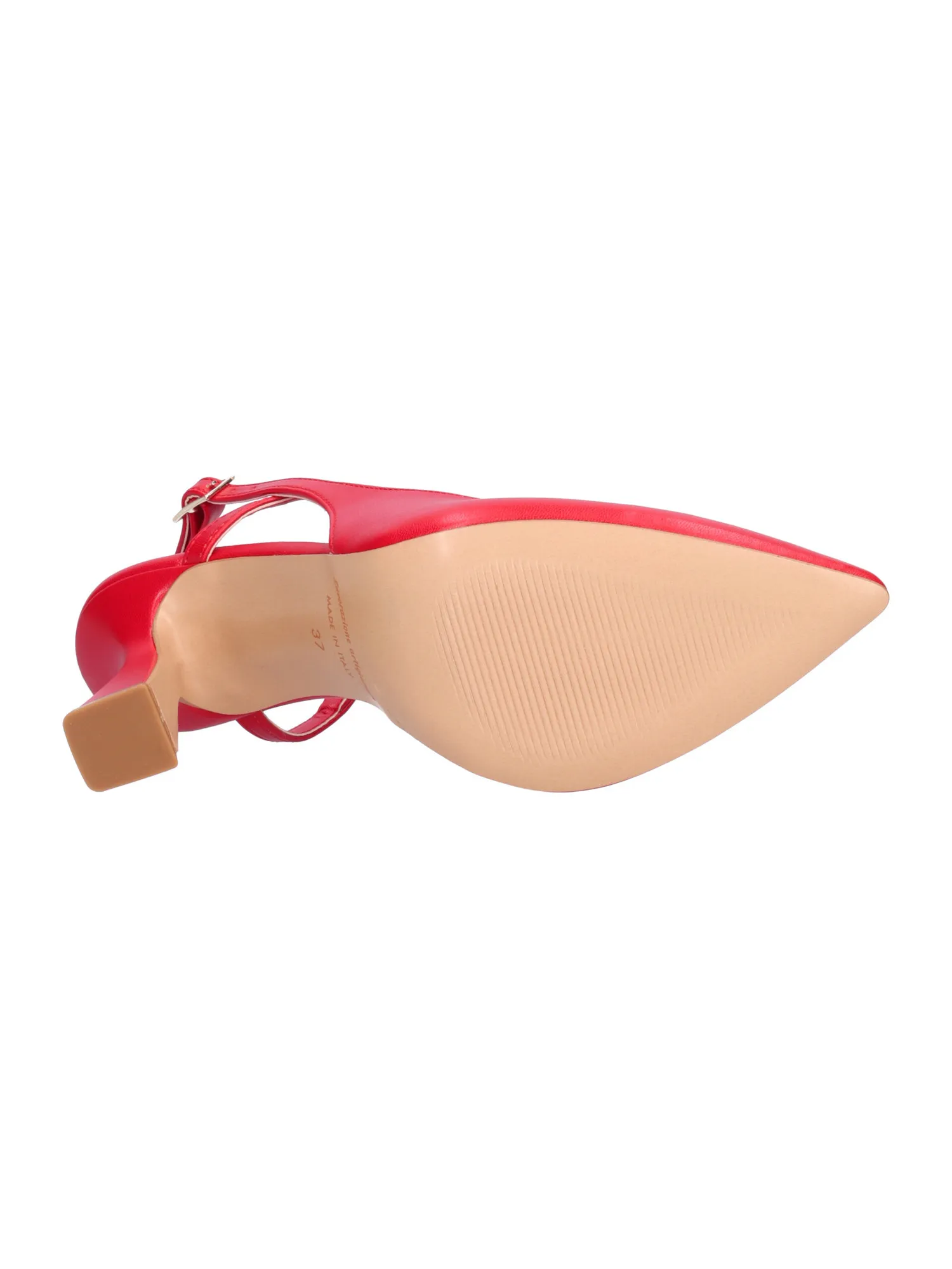 Scarpa con tacco Liviana da donna rossa