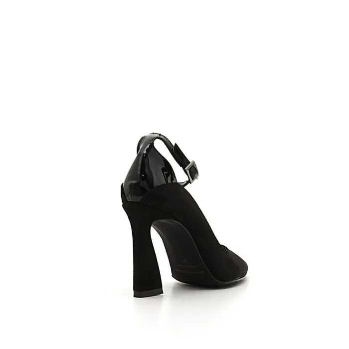SCARPE CON TACCO IN CAMOSCIO