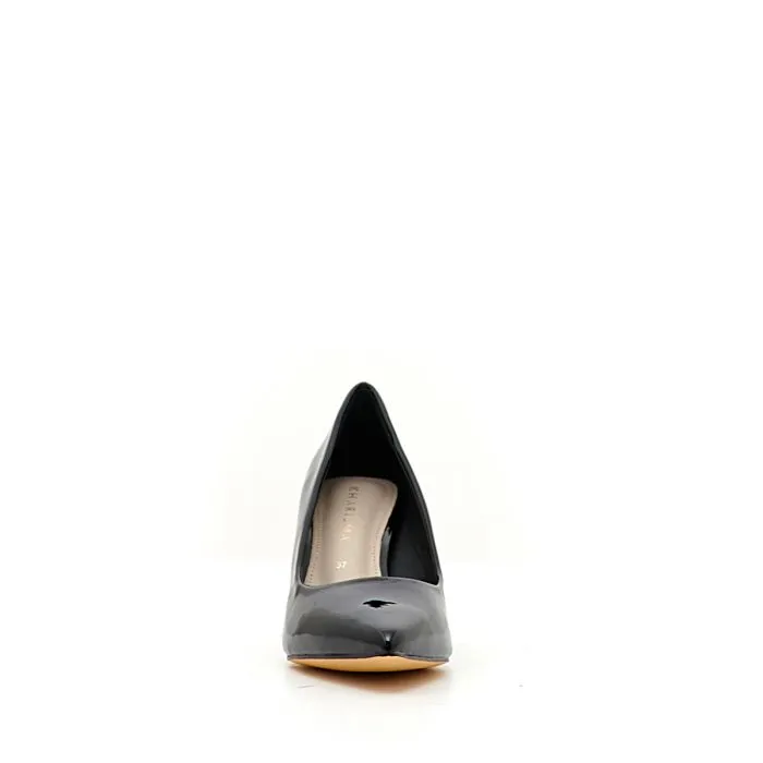 SCARPE CON TACCO SOFT NERO