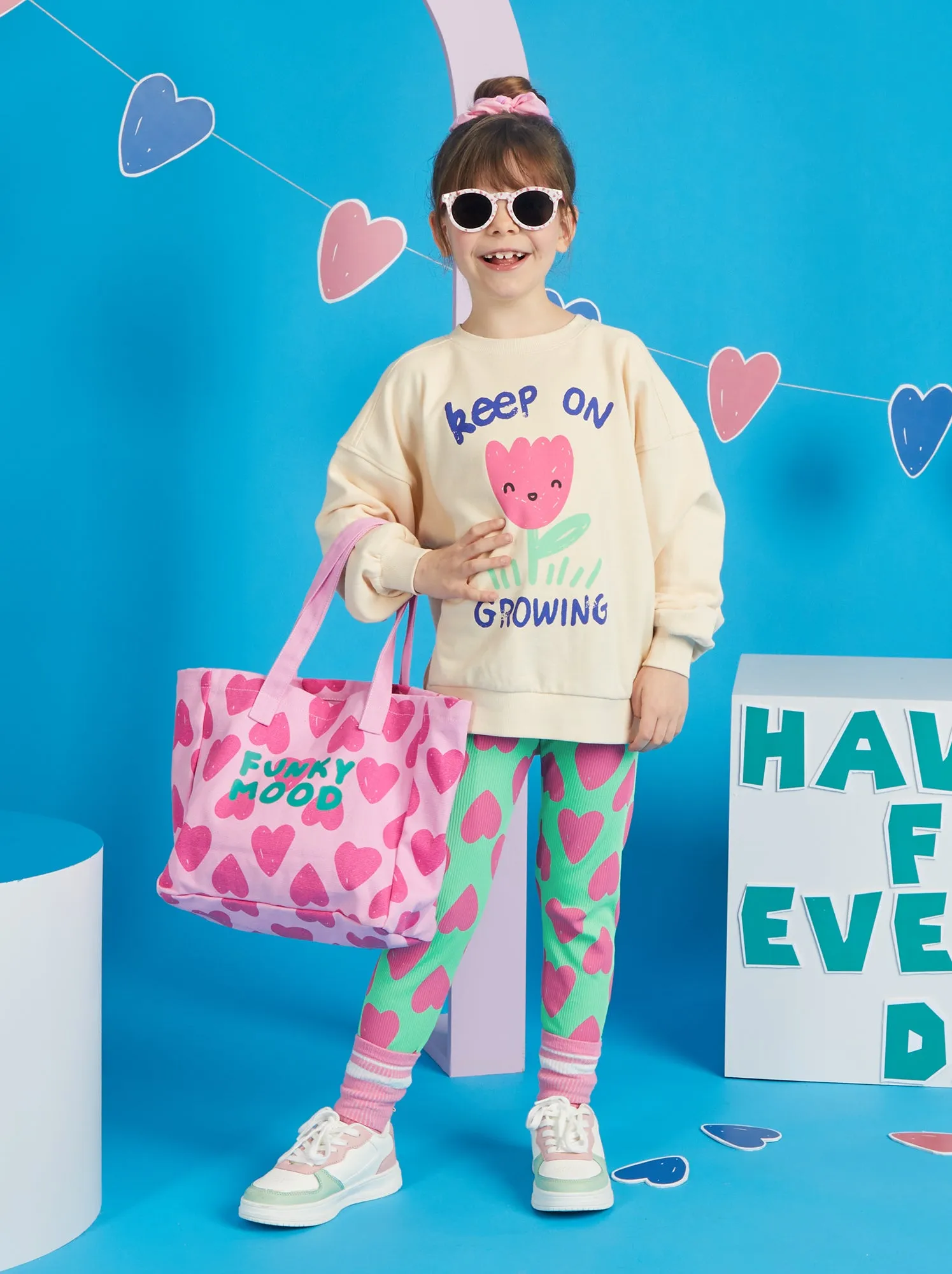 Shopping bag in tela - ROSA