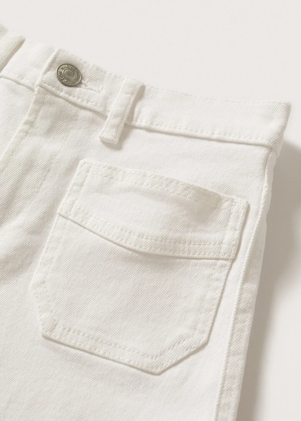 Short denim tasche
