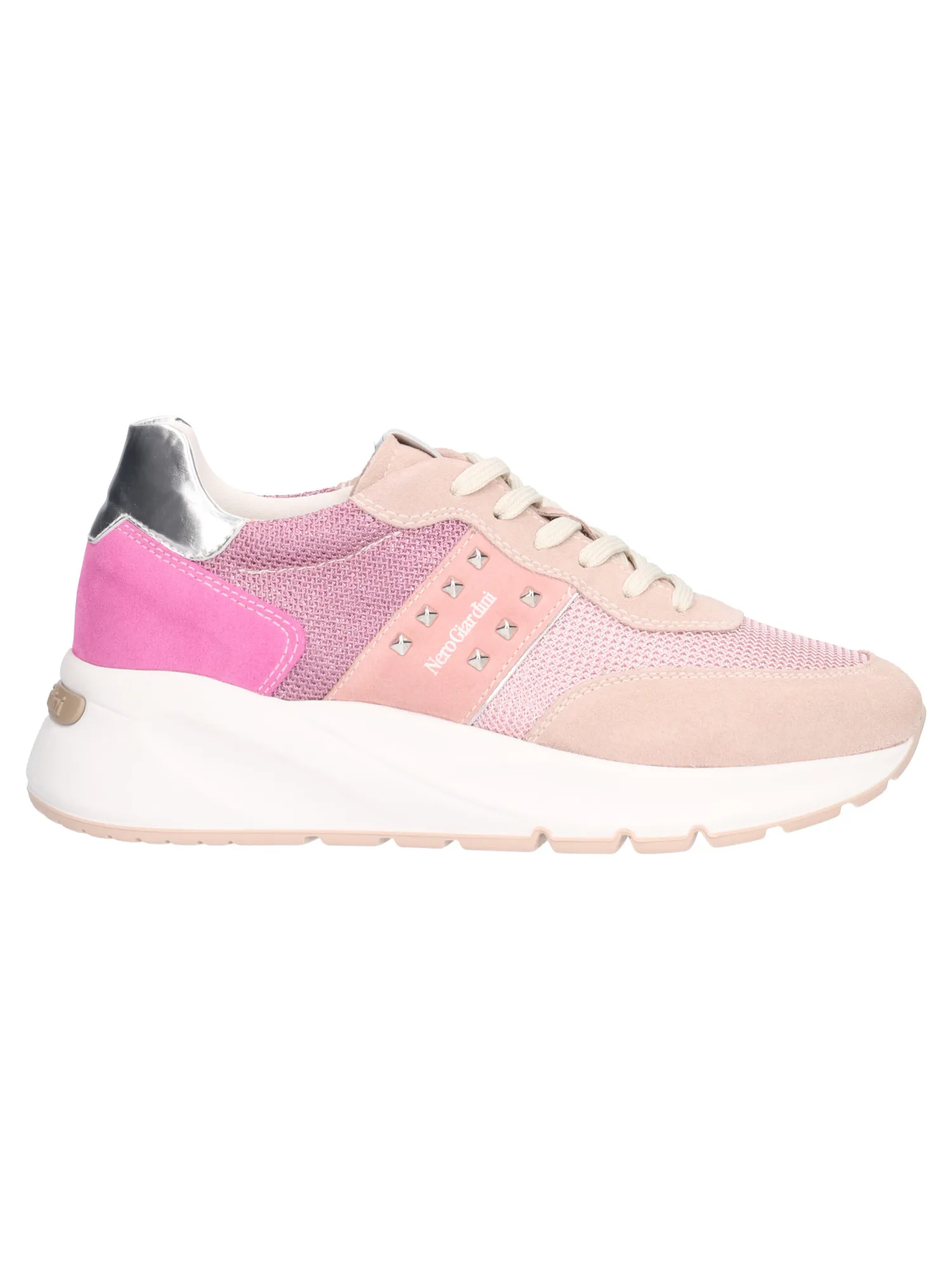 Sneaker Nero Giardini da donna cipria