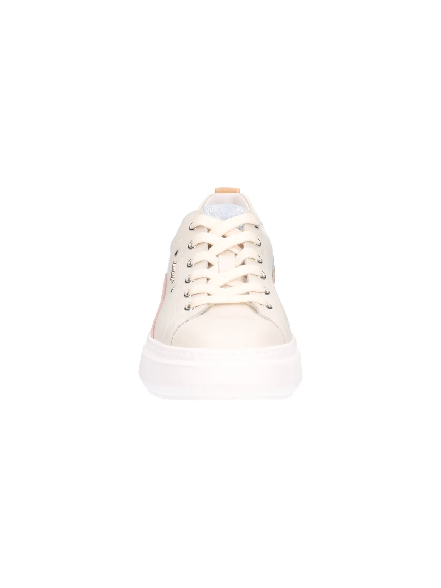 Sneaker platform Nero Giardini da donna avorio