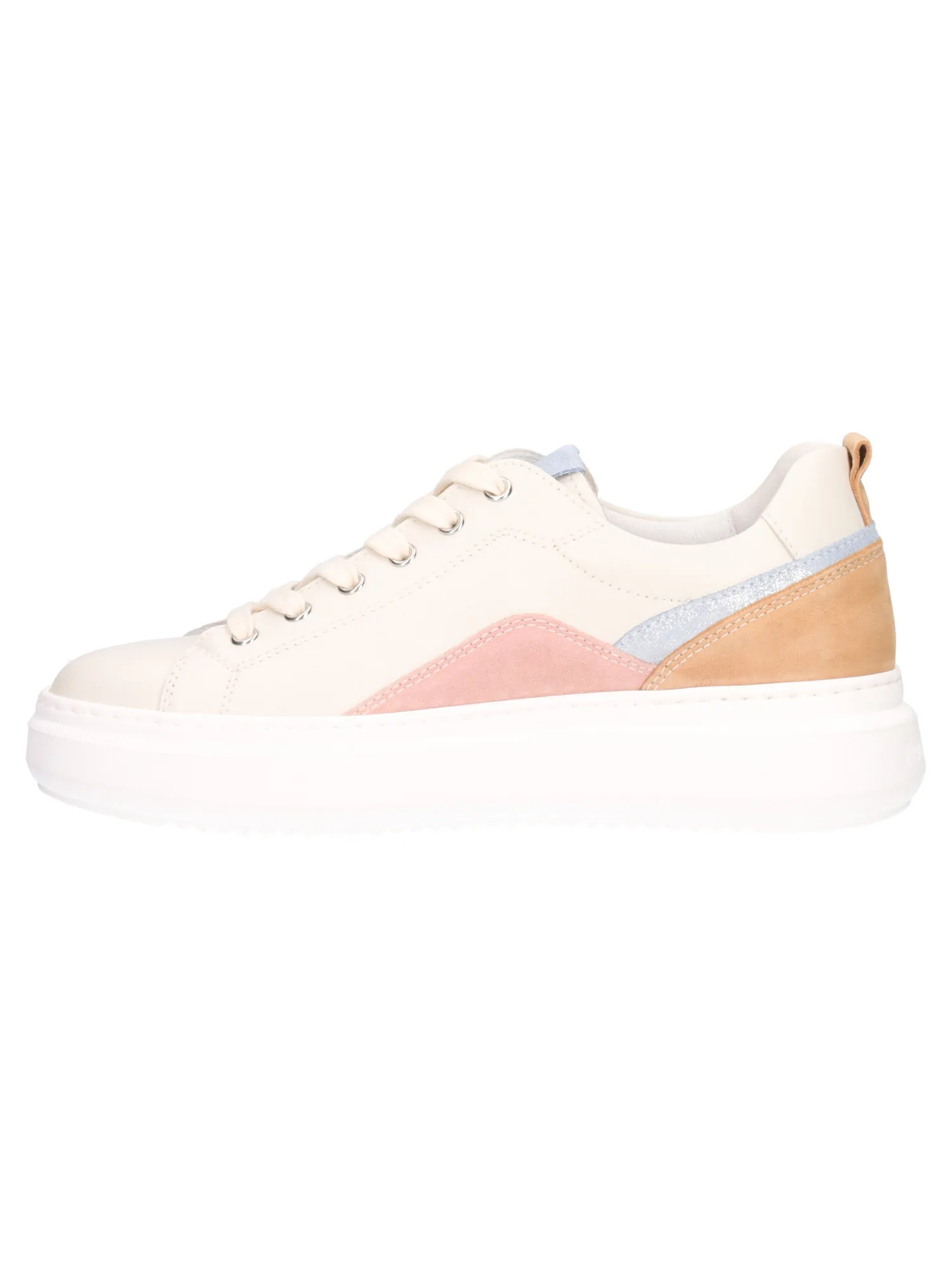 Sneaker platform Nero Giardini da donna avorio