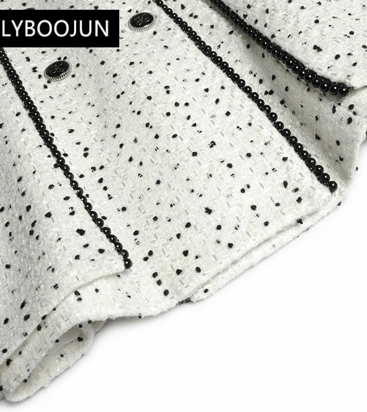 Stilista Autunno Casual Soprabito Cappotto Donna Doppio Petto Perline Maniche Raglan High Street Fashion Soprabito