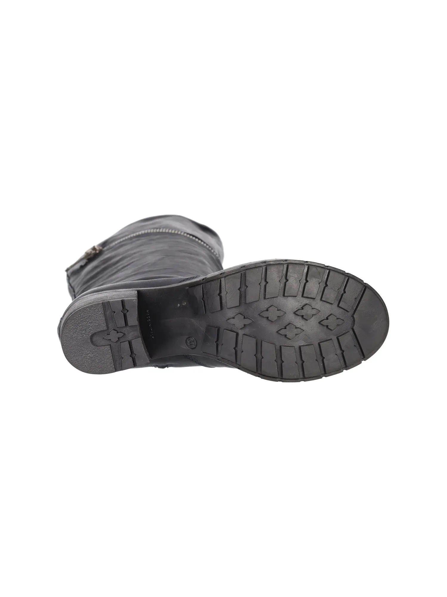 Stivale tacco largo Liviana da donna blu
