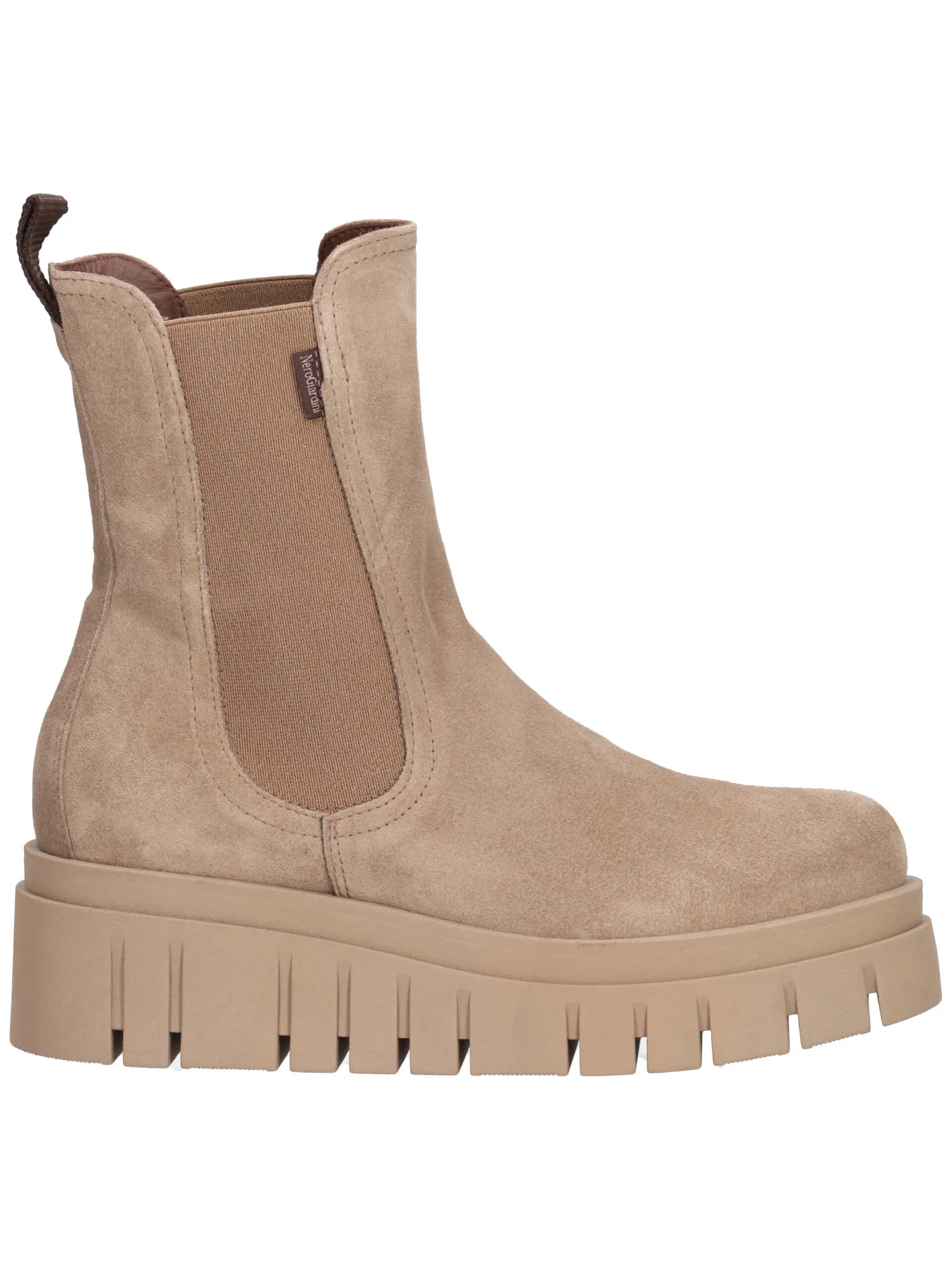 Stivaletto con zeppa Nero Giardini da donna taupe