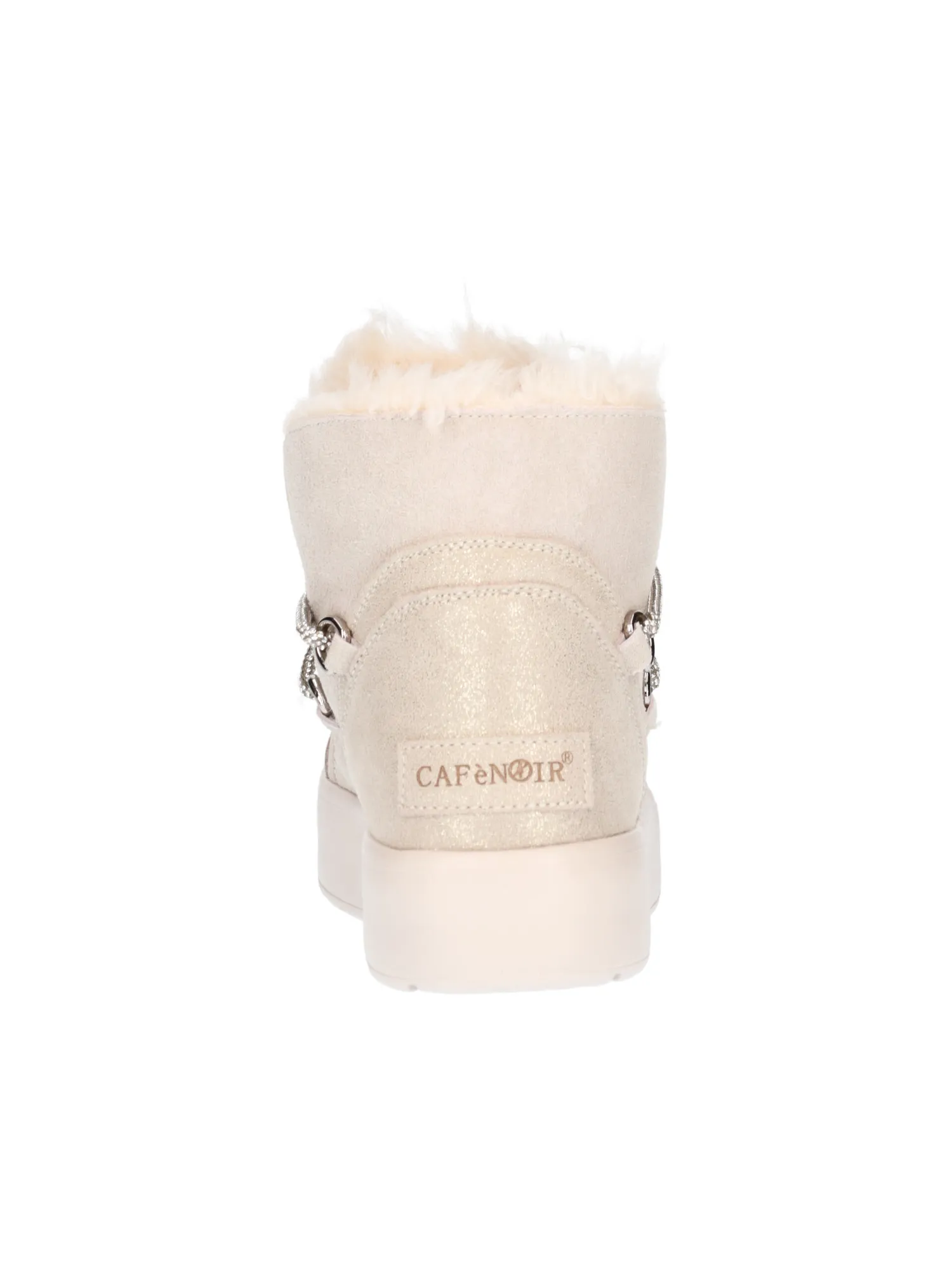 Stivaletto platform Cafenoir da donna beige e platino
