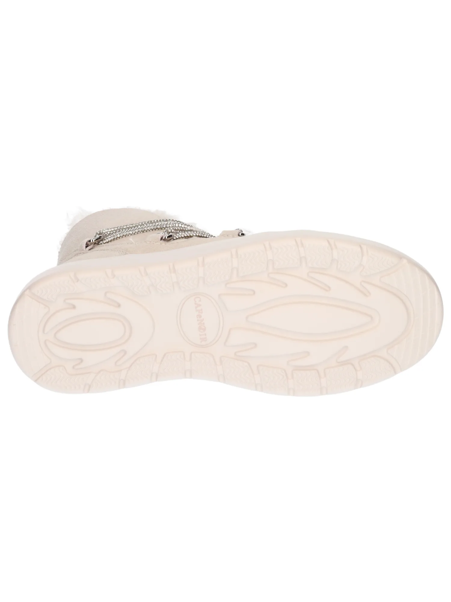 Stivaletto platform Cafenoir da donna beige e platino