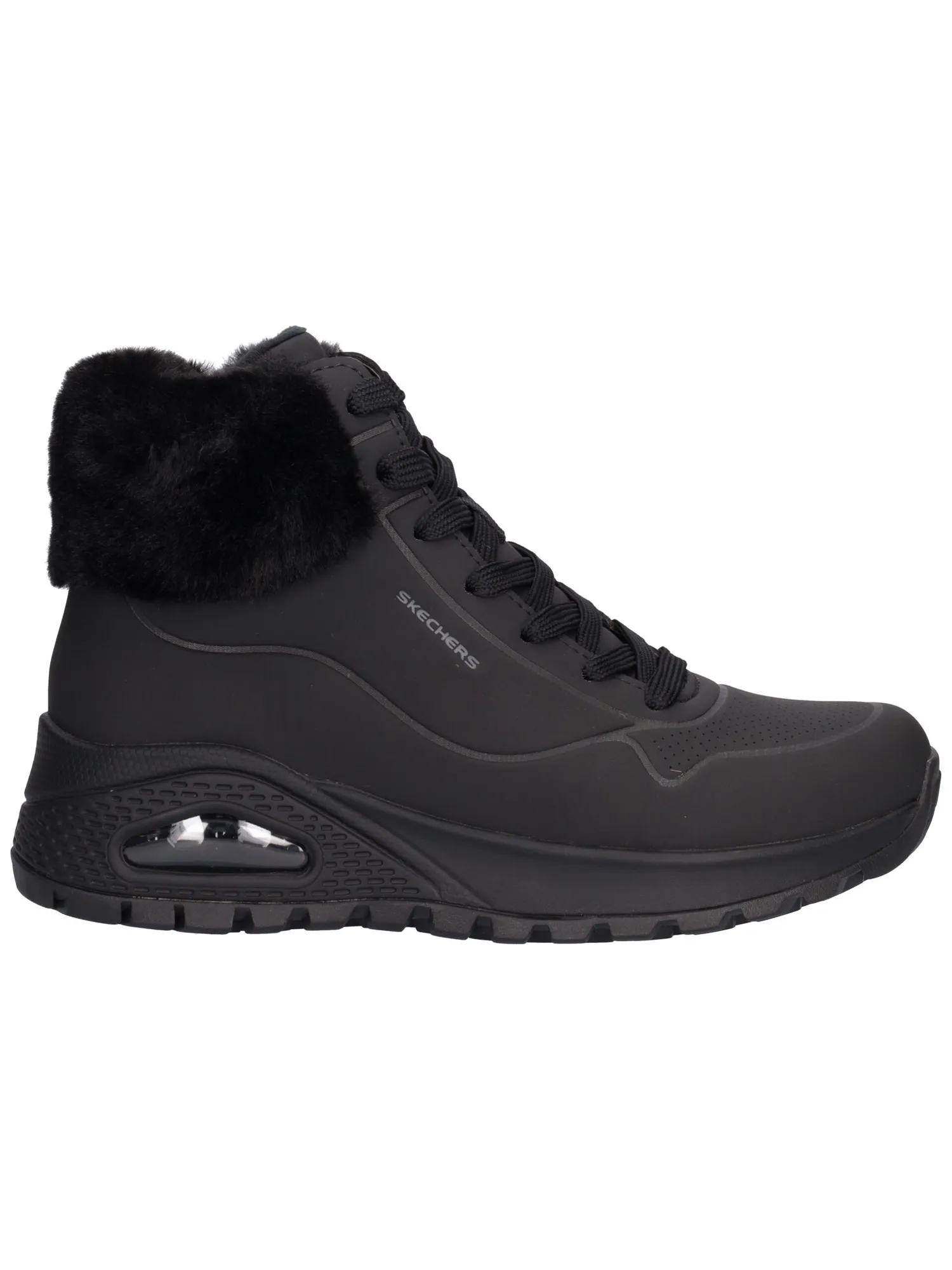 Stivaletto Skechers Uno da donna nera