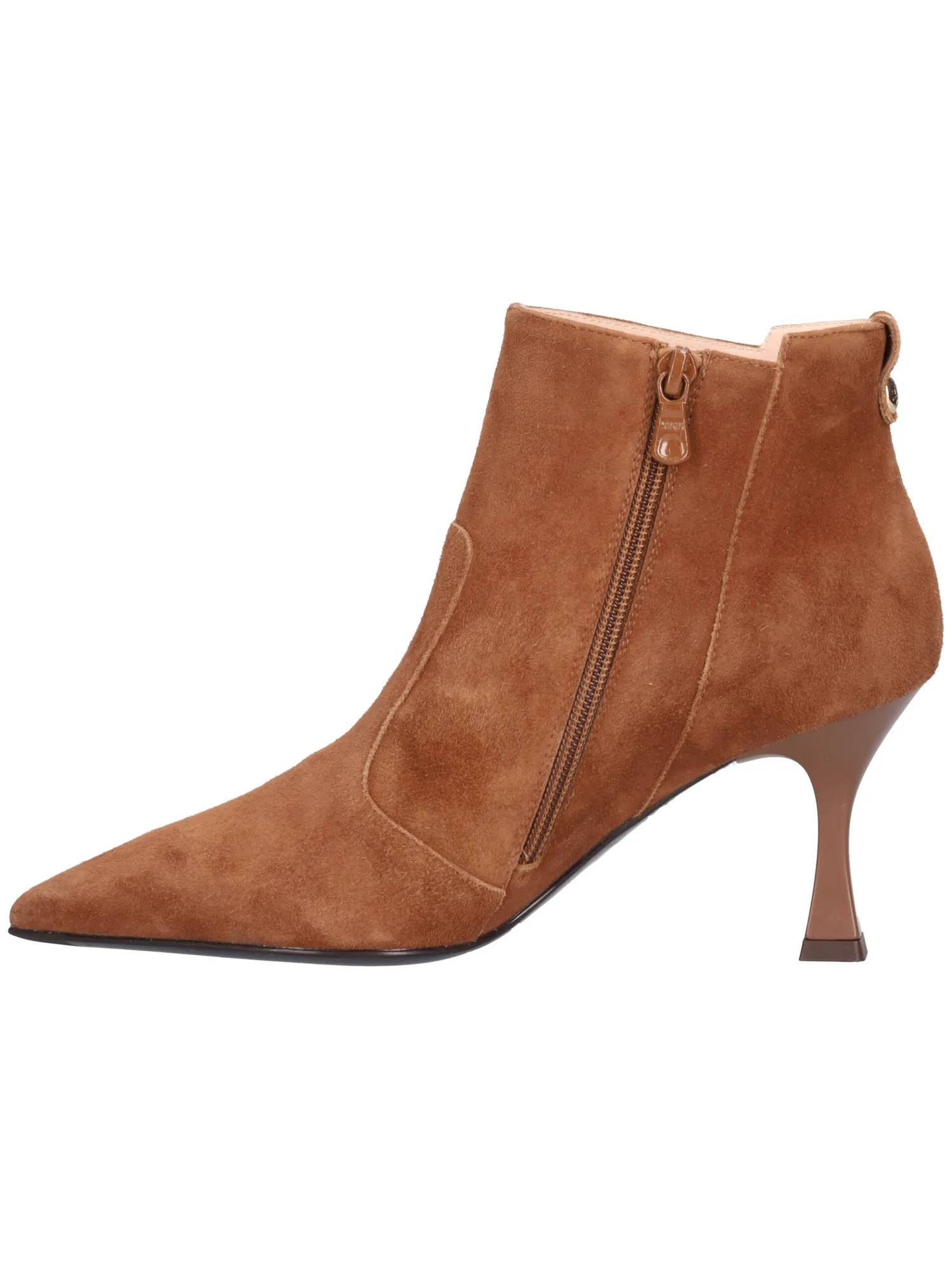 Stivaletto tacco fino Nero Giardini da donna cuoio