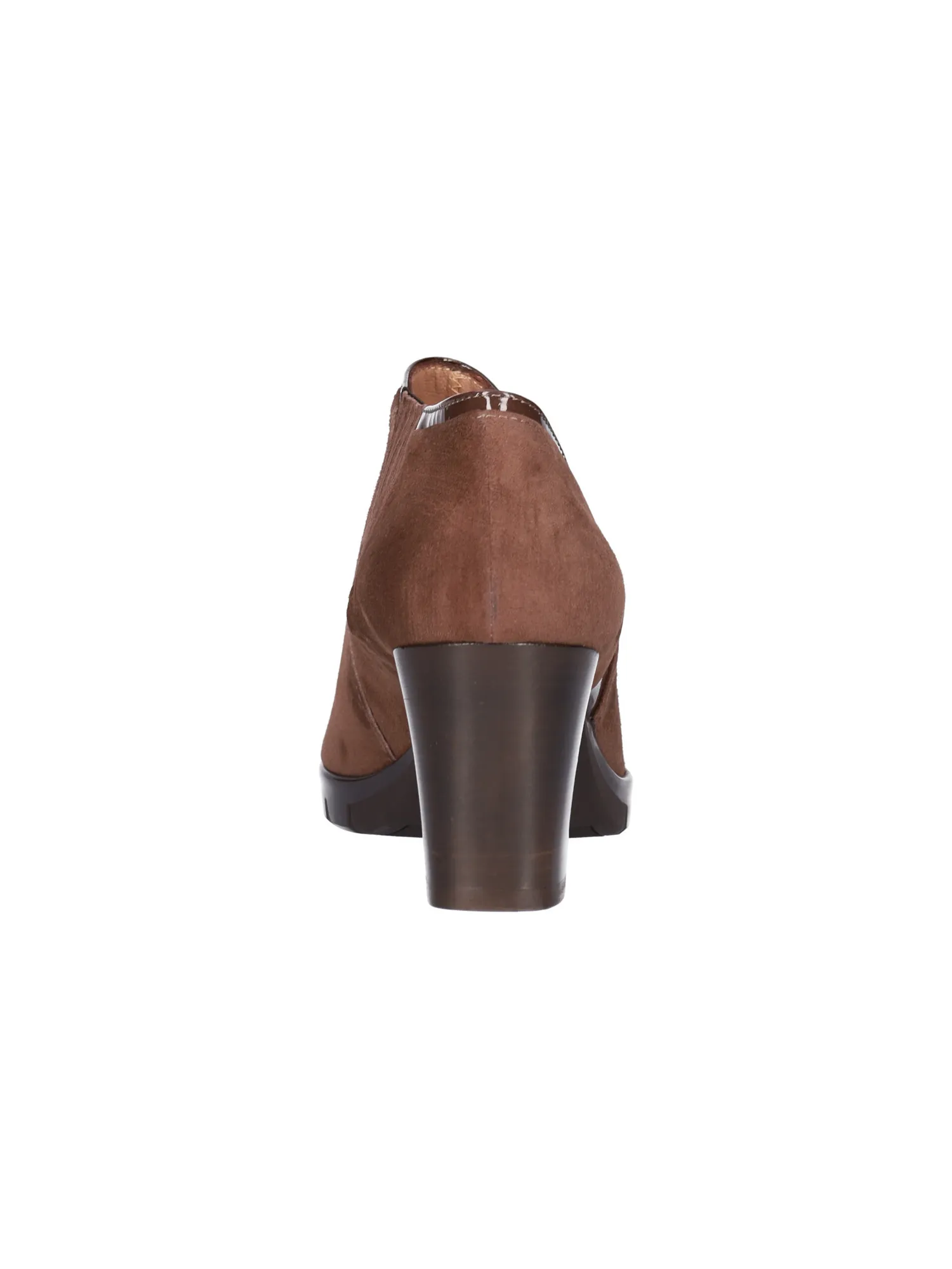 Stivaletto tacco largo Confort da donna marrone