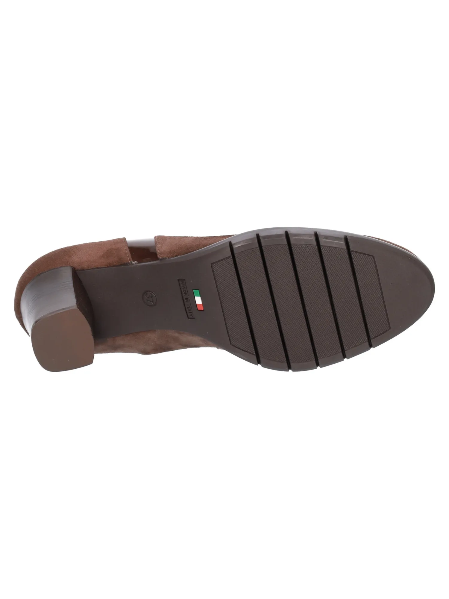 Stivaletto tacco largo Confort da donna marrone