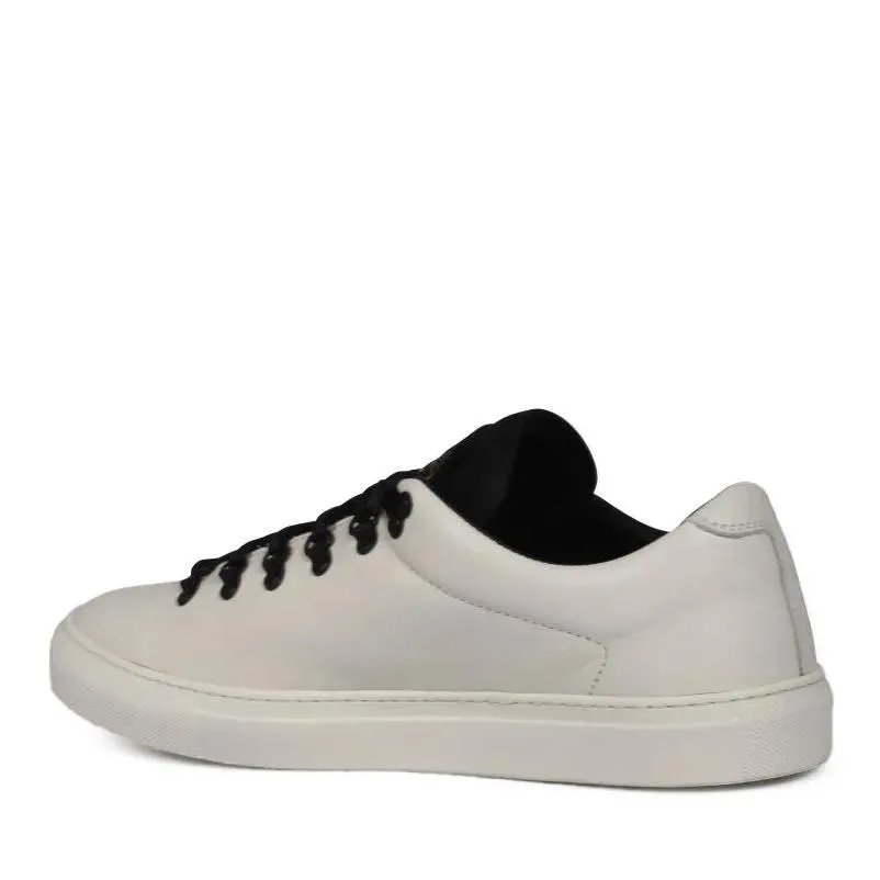 Stone Island Leather Sneakers White 
