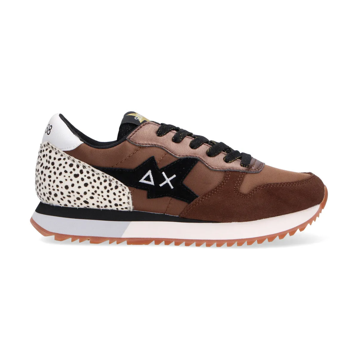 SUN68 sneaker Stargirl  Animal marrone
