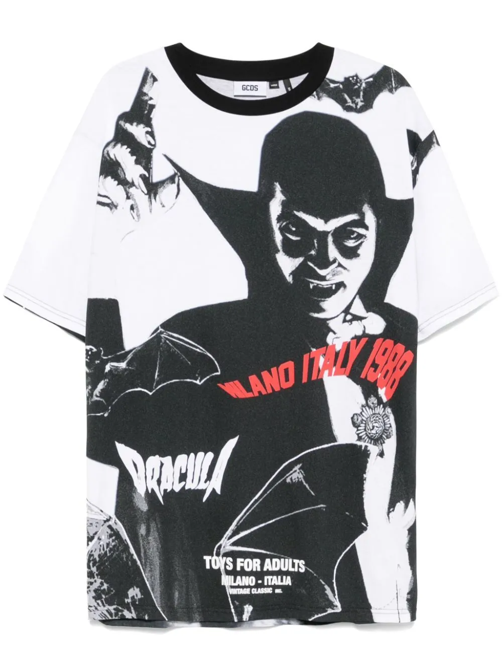 T-shirt con stampa Dracula