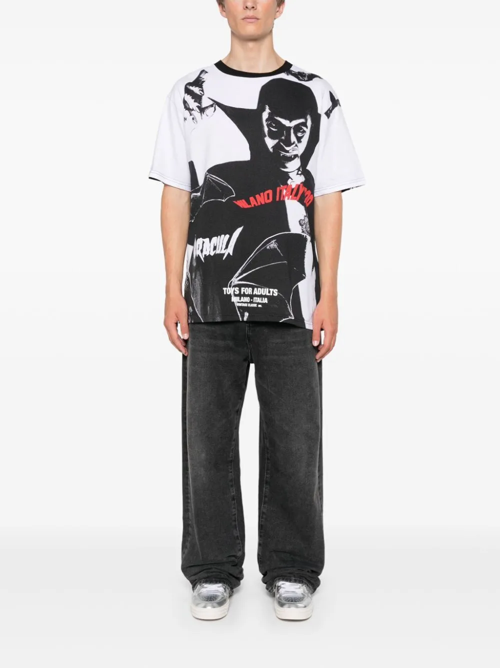 T-shirt con stampa Dracula