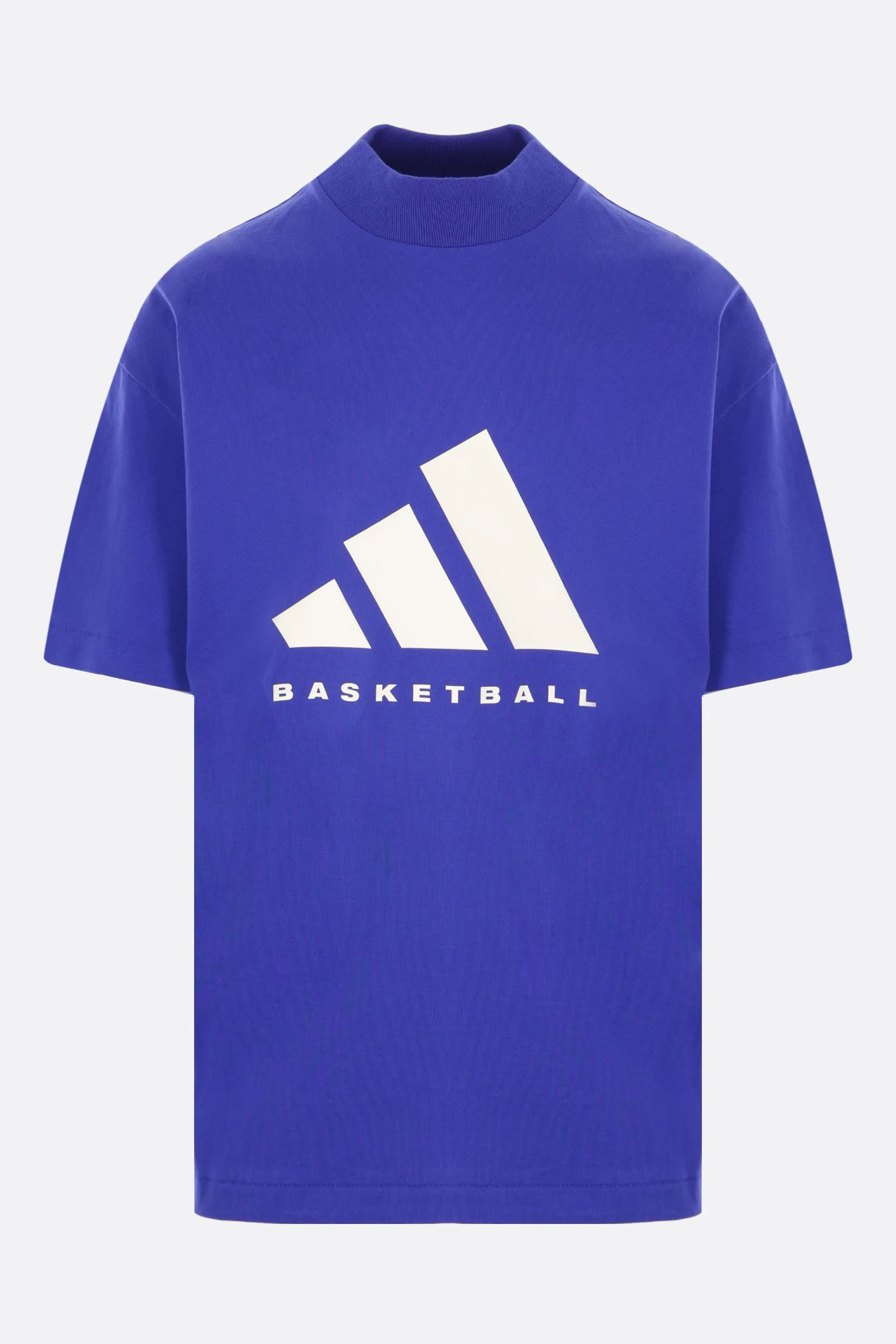  t-shirt oversize in cotone stampa logo Adidas Basketball 001  