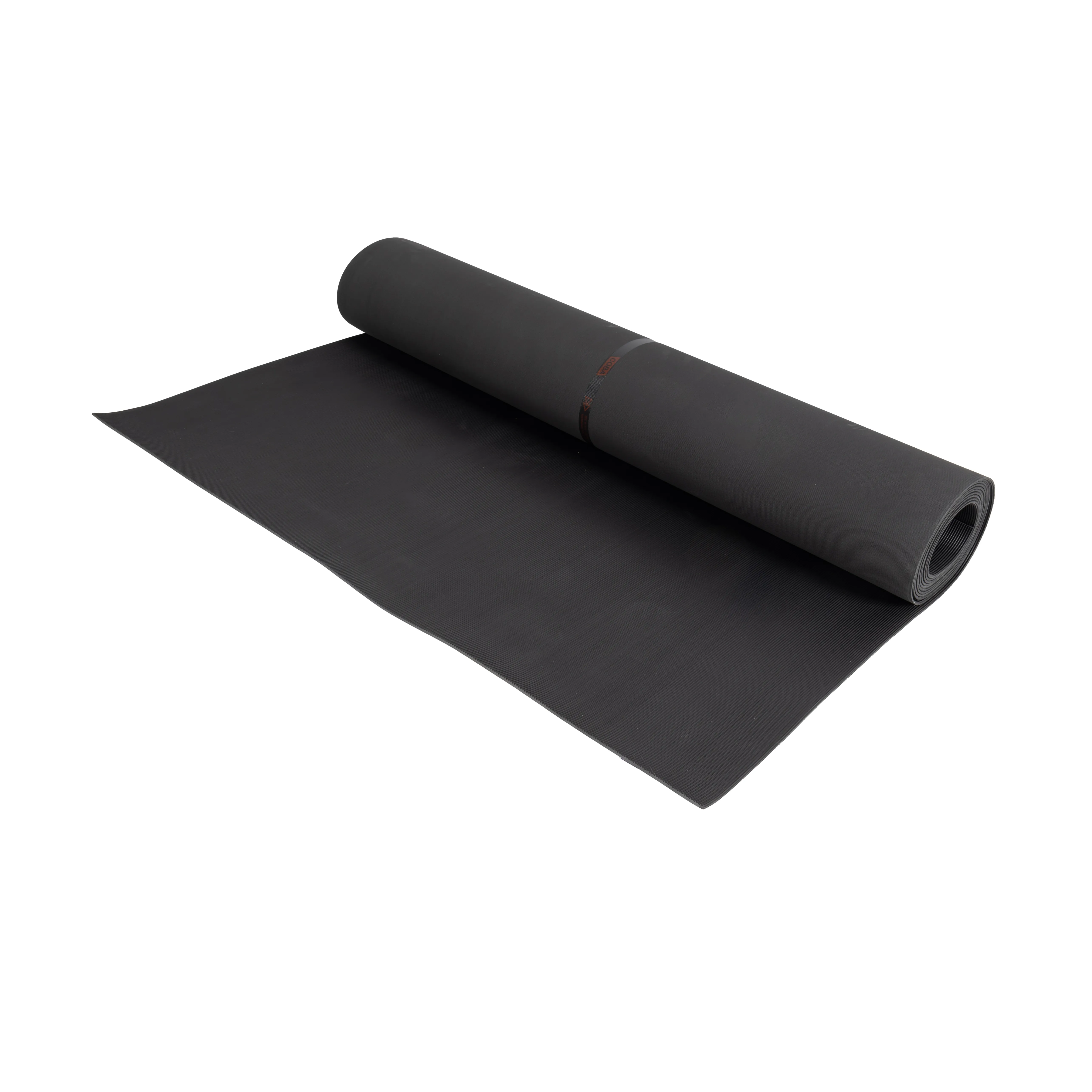 Tappetino di sicurezza elettrica RS PRO in Elastomero, 1m x 1m x 4mm, 50000V max, col. Nero, Antiscivolo