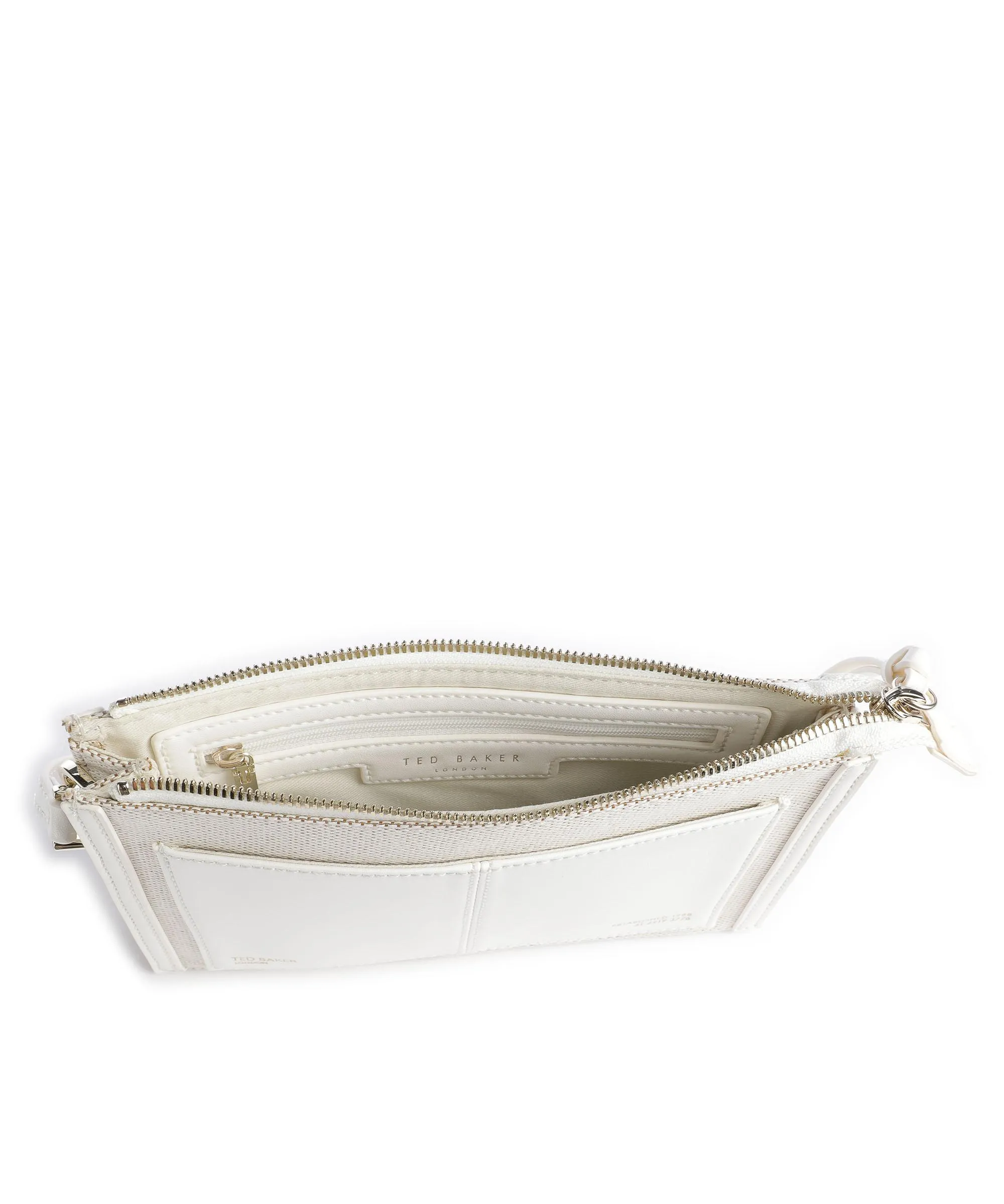  Ted Baker Aksia Borsa a tracolla cotone bianco  