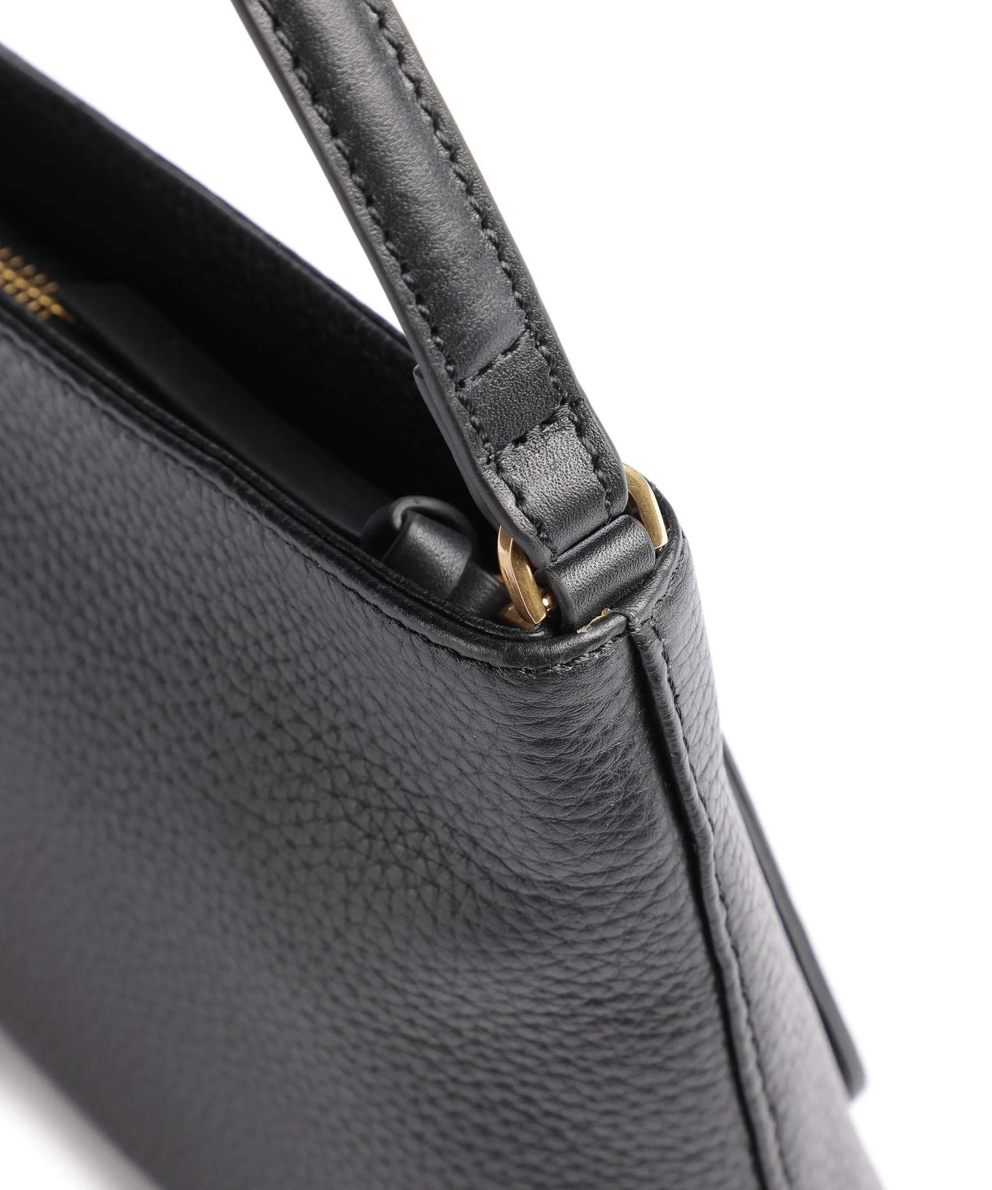  Ted Baker Nishu Borsa a tracolla pelle di vacchetta grana nero  