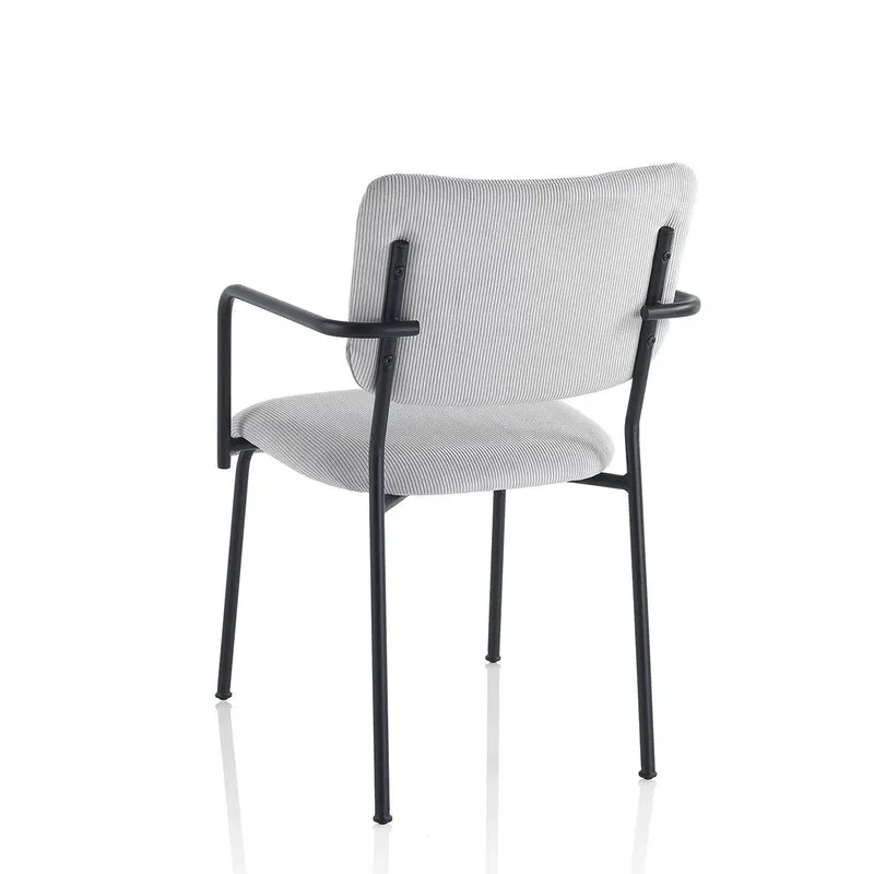 TFT Home Set 2 sedie con braccioli ZOE grigio chiaro