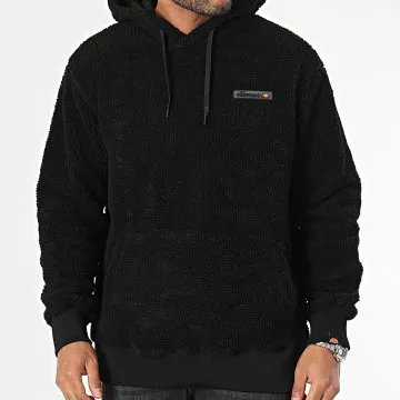 Tolliso Felpa con cappuccio in pile SHT19078 Nero