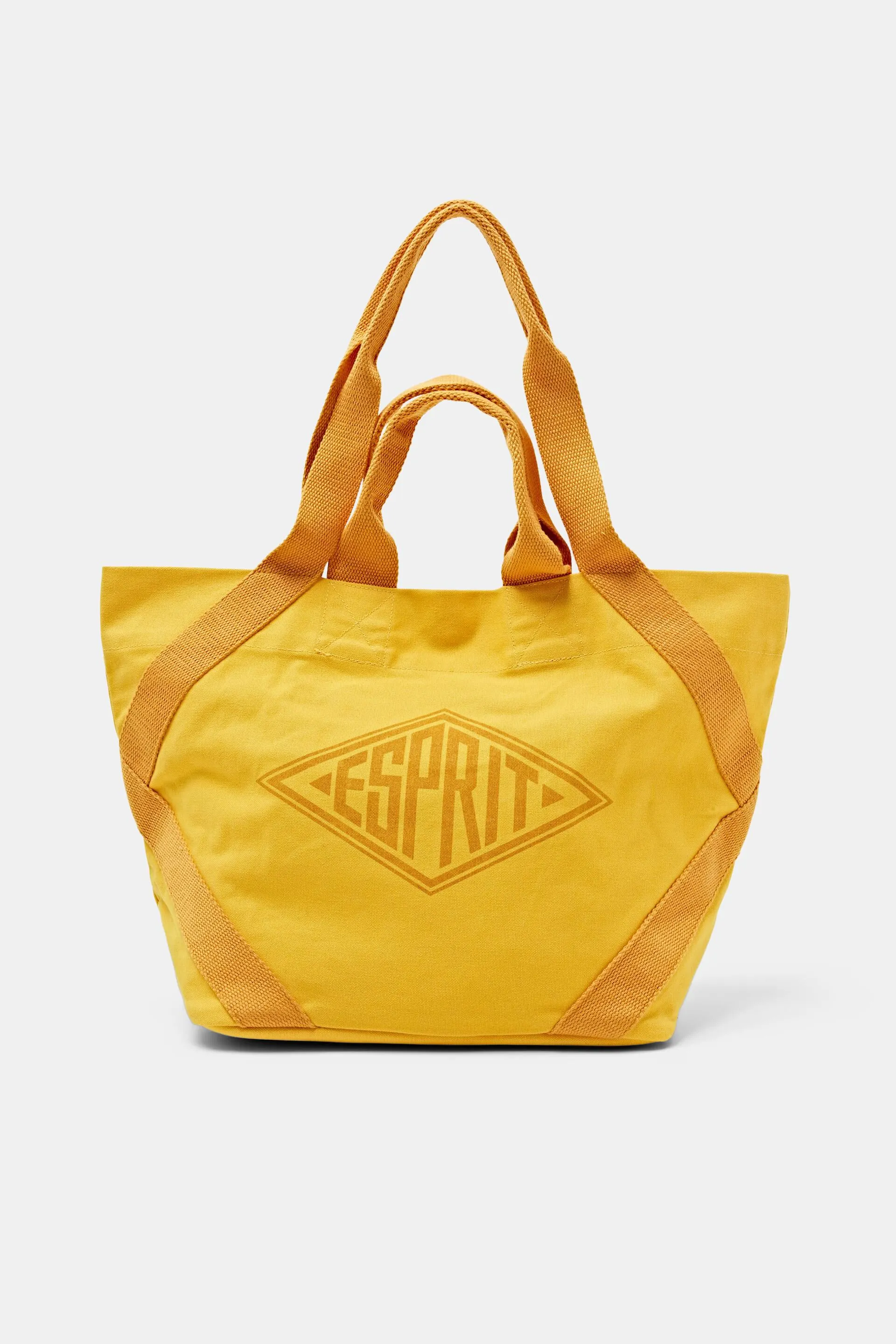 Tote bag in tela di cotone con logo