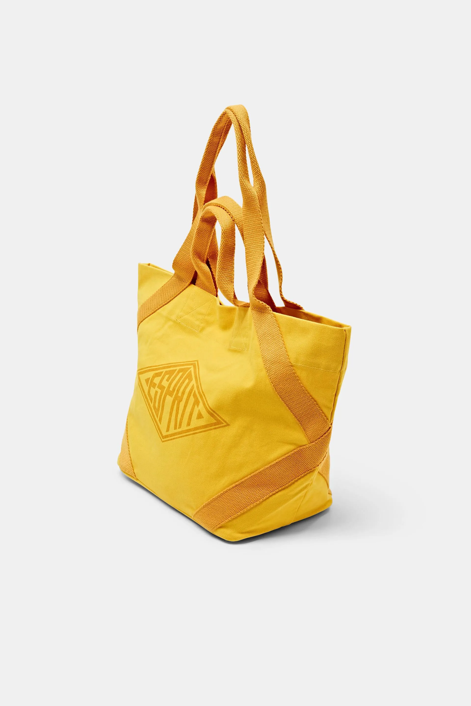 Tote bag in tela di cotone con logo