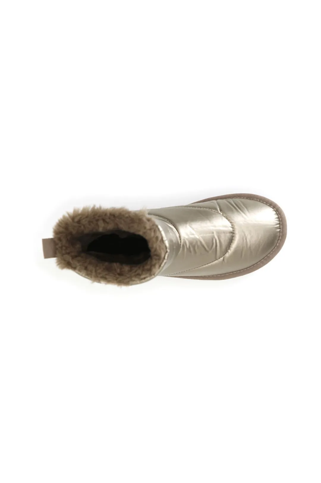 tronchetto in nylon con nastro logo strass antracite